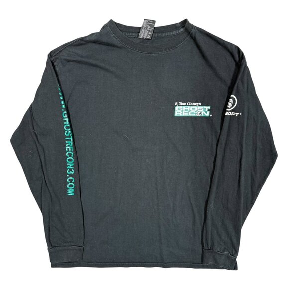Ubisoft Tom Clancys Ghost Recon Long Sleeve Video Game Shirt Black Large - Picture 1 of 5